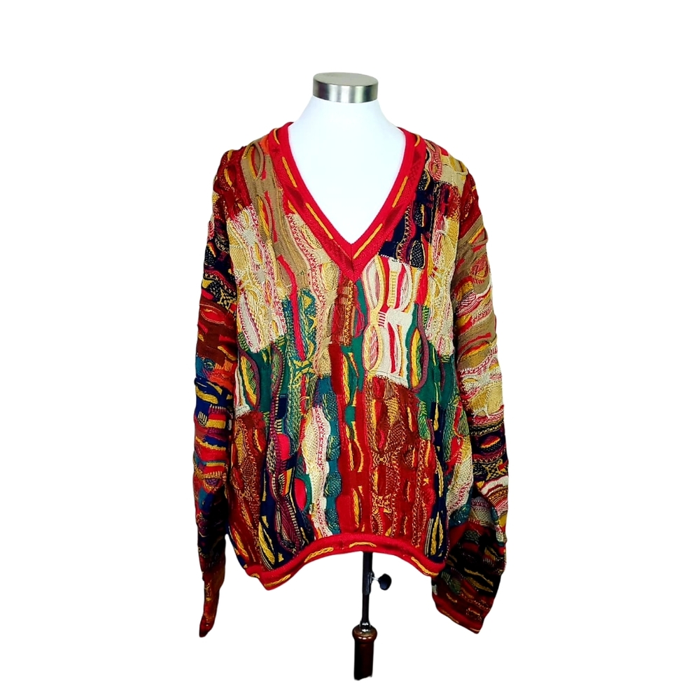 Vintage COOGI rare size 3XL Multicolored 100% Cotton